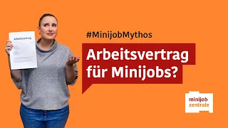 Mythos oder Wahrheit: Ist ein Arbeitsvertrag für den Minijob Pflicht?