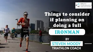 Things to consider before signing up for an IRONMAN