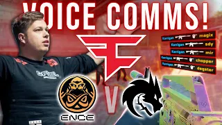 FaZe Karrigan PGL MAJOR VOICE COMMS! FaZe vs ENCE & Spirit