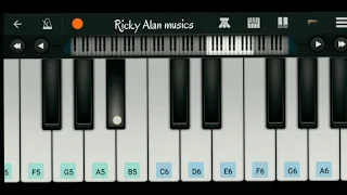 Tokyo Drift BGM in piano | Ricky Alan musics | walk band | easy tutorial piano | how to put music.