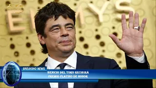 Benicio del Toro recibirá  Premio Platino de Honor