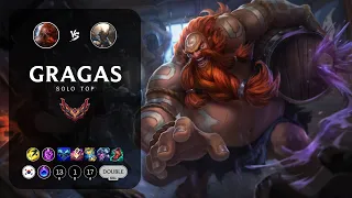 Gragas Top vs Pantheon - KR Grandmaster Patch 13.18