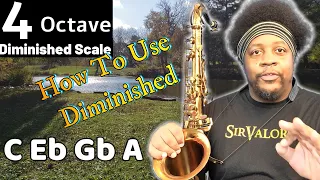 Altissimo Diminished Scale C Eb Gb A and How to Use it