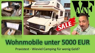 Günstiges gebrauchtes Wohnmobil | unter 5000 EUR | Leben im Wohnmobil | Neues Zuhause