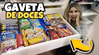 FIZ A MAIOR GAVETA SECRETA DE DOCES