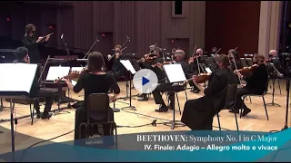 Nathalie Stutzmann conducts Beethoven's Symphony No. 1, IV. Finale