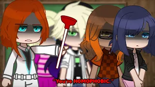 “LEAVE MY CLASS IF YOU SUPPORT LGBTQ❗️😡” || [Miraculous Ladybug] || GACHA OLD TREND/MEME || AU ⭐️