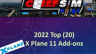 Freeware X Plane 11 Add-on List **Top 20**