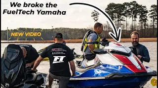 We Broke the FuelTech Yamaha GP1800 [ Hooned With BlueTurd on his JetBoat ]