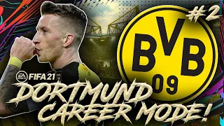 STRANGEST RED CARD EVER! | FIFA 21 BORUSSIA DORTMUND CAREER MODE!  | PART 2