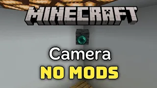 How To Build A Working Security Camera In Minecraft Bedrock (No Mods)