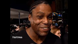 Carl Lewis at the 'Black Knight' Premiere on November 15, 2001.