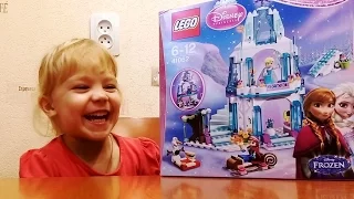 Собираем LEGO Disney Princesses Ледяной замок Эльзы.