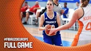 Netherlands v France - Full Game - FIBA U20 Women's European Championship 2016