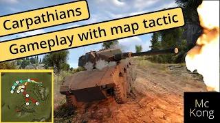 MAP TACTICS in War Thunder - Gameplay using KEY POSITIONS for realistic tank battles
