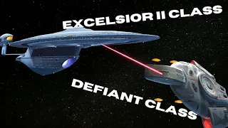 How many Defiants to take down an Excelsior II star ship in Star Trek Bridge Commander?