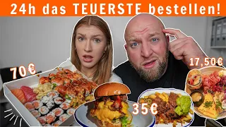 24h das TEUERSTE Essen bestellen 😱 Lohnt es sich?