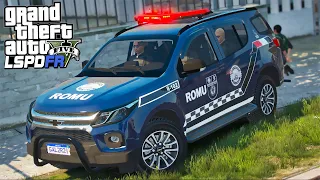 ROMU EM AÇÃO COMPRINDO MANDADO DE PRISÃO - GCM SP - GTA 5 ROTINA POLICIAL