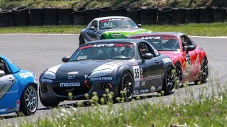 INSANE Spec MX-5 Sprint at Summit Point (with Commentary)