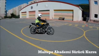 Motosiklet Direksiyon Sınav Parkuru A-A1-A2 Ehliyet