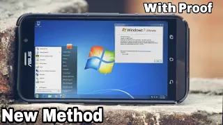 How to Install Windows 10/8/7/XP/Linux on Any Android Phone..!![Windows 7 Ultimate Here]