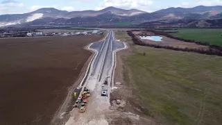 Дрон строи Е79 (Expansion of E79 road near Skravena) част 1