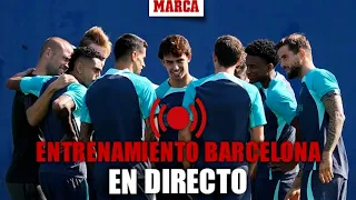 El FC Barcelona se entrena previa al partido frente al Alavés, EN DIRECTO | MARCA