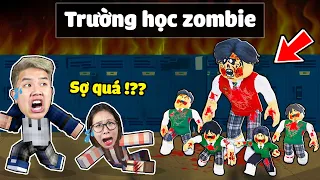 bqThanh và Ốc Trốn Khỏi Ngôi Trường Xác Sống Zombie Trong Roblox ALL OF US ARE DEAD