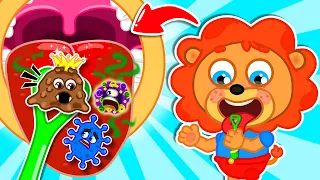 Liam Family USA | This is The Way We Scrap Our Tongue - Brush Your Teeth | Family Kids Cartoons