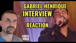 Gabriel Henrique  JENNIFER HUDSON INTERVIEW REACTION