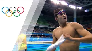 Cap mishap for Sun Yang