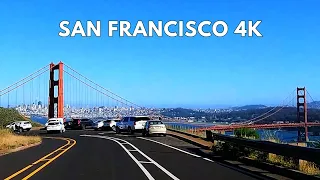 San Francisco 4K Driving Tour | Marin Headlands Scenic Drive