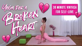 Yoga for a Broken Heart | Valentines Day Vinyasa Flow