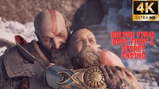 BALDUR FINAL BOSS FIGHT & SECRET ENDING | GOD OF WAR #13