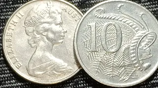 Coin Australia "10 sents" Tahun 1968 & 2008 serta penjelasannya