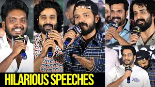 Manjummel Boys Hilarious Speeches At Manjummel Boys Pre Release Event | Sreenath Bhasi