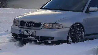 💥 quattro 🦎 💥 snow audi a4 b5 1.8 t #quattro #b5 #1.8t #snow #offroad #A4 #audi