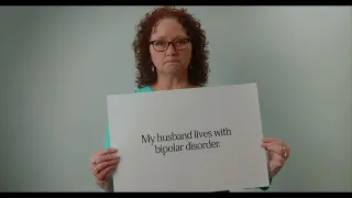 My husband lives with bipolar disorder.