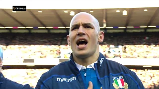 Italy belt out 'Il Canto degli Italiani' in Edinburgh! | Guinness 6 Nations