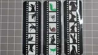 lavinia stamps film strip bookmarks