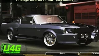 Shelby "Gone in 60 Seconds" GT500 Eleanor Need For Speed Underground 2 Mod Spotlight U4G