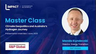 Master Class: Climate Geopolitics and Australia's Hydrogen Journey