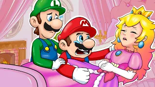 What Happened To Peach?! - Mario's Sad Story - Super Mario Bros Animation | Crew Stories