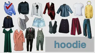 English vocabulary for beginners | clothes and accessories | Learn vocabulary and test yourself