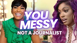 Porsha Williams CHECKS Tamron Hall For Making Her and Angela Yee Look Bad