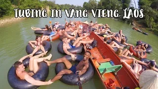 Tubing in Vang Vieng, Laos 🇱🇦