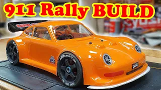 RC Porsche 911 Rally Car Build Complete (BURNOUT)