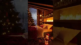 Enjoy this warm Christmas bedroom with me.