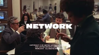 Network (1976) - Opening Credits/Scene - William Holden Peter Finch Faye Dunaway Robert Duvall