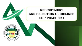 Recruitment Teacher I (Part 1 of 3)